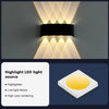 Aluminum LED Wall Lamp Waterproof IP65 interior wall light Up and Down Outdoor Garden Lights