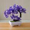 Artificial Plants Bonsai Simulated Tree Potted Fake Flowers Table Porch Potted Ornaments Home Wedding Decor Housewarming Gift