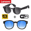 AI Smart Glasses AI Translation 8MP HD Camera 4K Shooting Image Bluetooth Call Recording Music Smart Sunglasses 2026 New