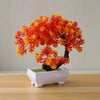 Artificial Plants Bonsai Simulated Tree Potted Fake Flowers Table Porch Potted Ornaments Home Wedding Decor Housewarming Gift