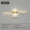 Modern LED Wall Sconce Light for Bedroom Living Room Bedside Decor Indoor Lighting in Black White Gold