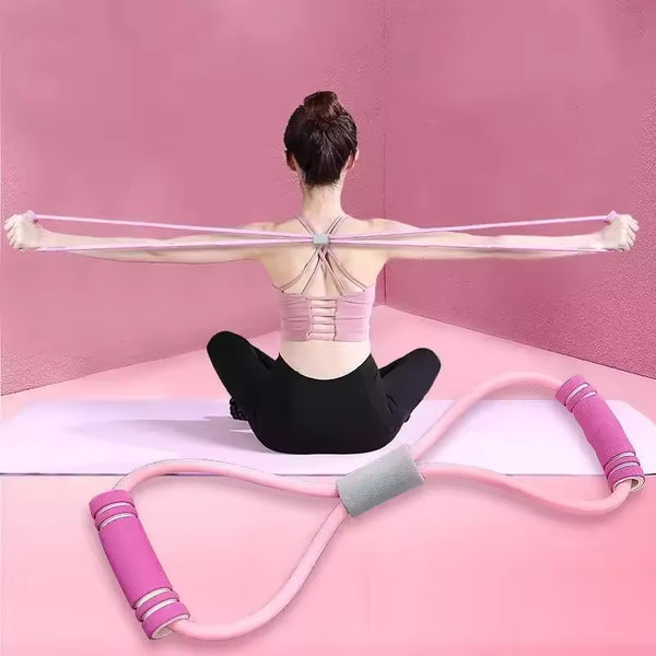Resistance Bands with Foam Sport At Home Yoga Fitness Accessories Rubber Pull Rope Training and Exercise Gym