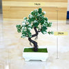 Artificial Plants Bonsai Simulated Tree Potted Fake Flowers Table Porch Potted Ornaments Home Wedding Decor Housewarming Gift