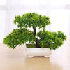 Artificial Plants Bonsai Simulated Tree Potted Fake Flowers Table Porch Potted Ornaments Home Wedding Decor Housewarming Gift