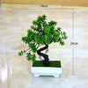 Artificial Plants Bonsai Simulated Tree Potted Fake Flowers Table Porch Potted Ornaments Home Wedding Decor Housewarming Gift