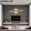 Modern LED Wall Sconce Light for Bedroom Living Room Bedside Decor Indoor Lighting in Black White Gold