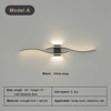 Modern LED Wall Sconce Light for Bedroom Living Room Bedside Decor Indoor Lighting in Black White Gold