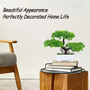 Artificial Plants Bonsai Simulated Tree Potted Fake Flowers Table Porch Potted Ornaments Home Wedding Decor Housewarming Gift